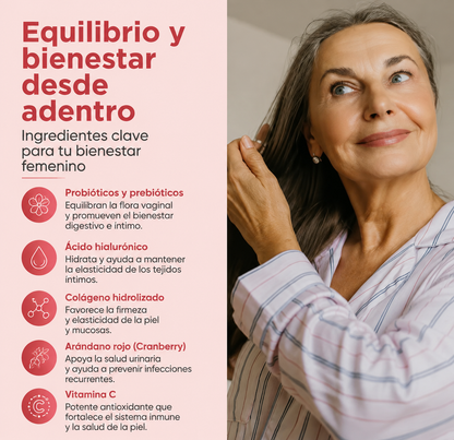 Probiótico Radiancy - Restaura la piel vaginal