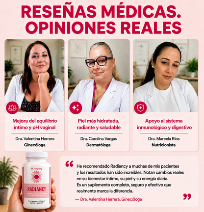 Probiótico Radiancy - Restaura la piel vaginal